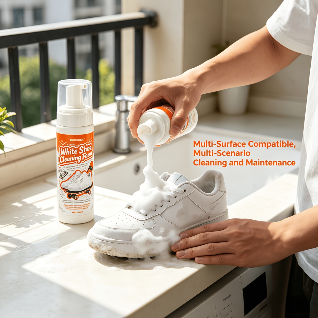 Portable No Rinse White Shoe C - Sneaker Care White review and price