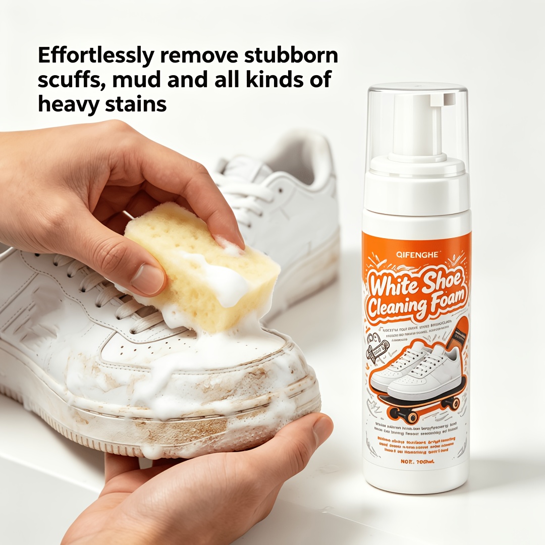 Portable No Rinse White Shoe C - Sneaker Care White review and price