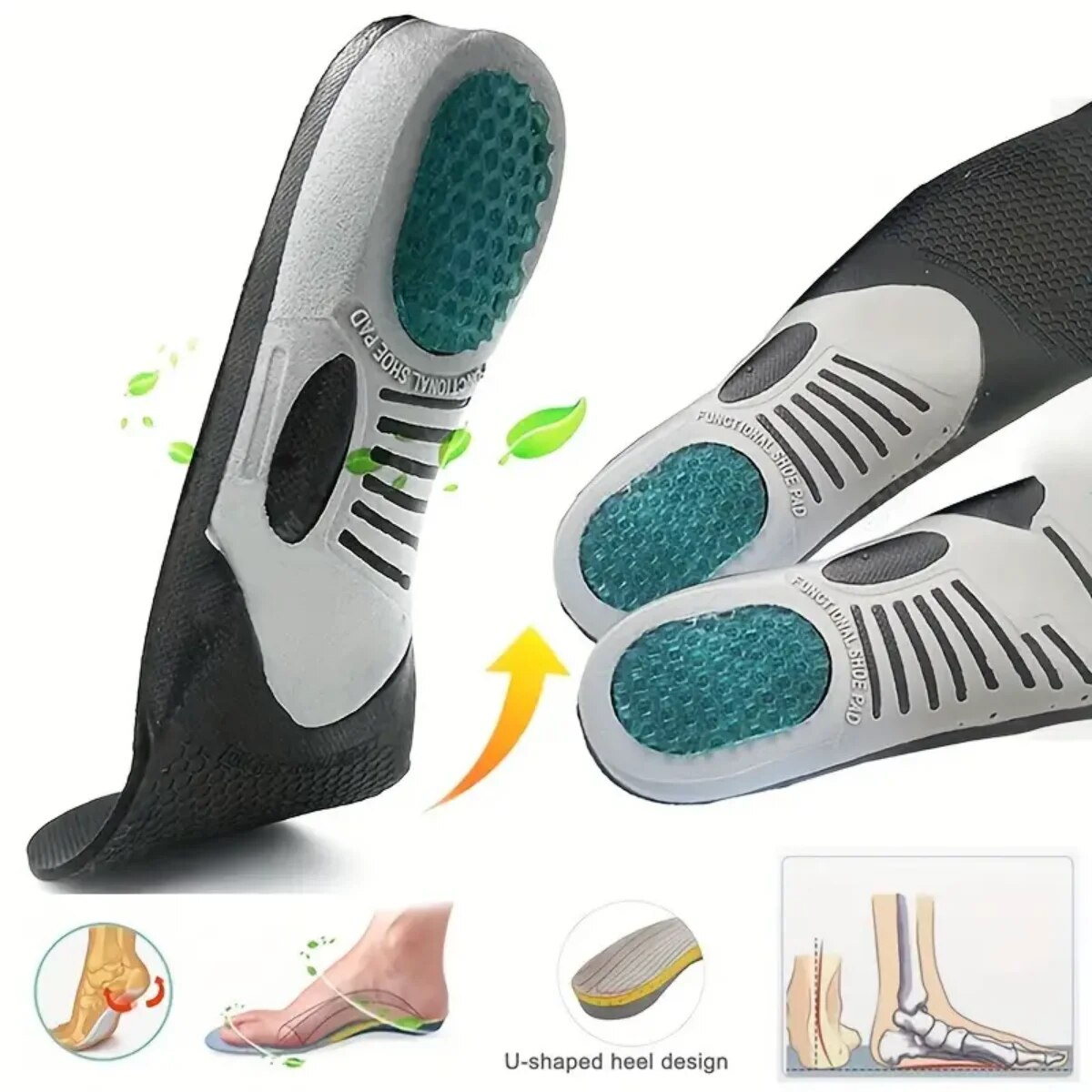 1Pair Orthopedic Insoles Ortho - Sneaker Care review and price