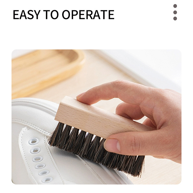 Useful Wood Handle Shoe Brush  - Sneaker Care review and price